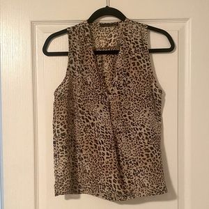 Cheetah print dress tank